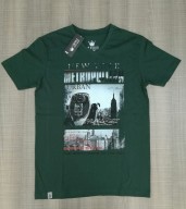 Remeras Cuello V Con Impression Para Caballero